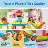 image:imagePicassoTiles 240pcs Hedgehog Interlocking Building Shape 3D Blocks STEAM Educational Creative Fun Construction Playset Sensory Toy Gift for Preschool and Kindergarten Kids Ages 3 and Up PTB240Hedgehog Blocks  Figures 116pc