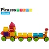 image:imagePicassoTiles 240pcs Hedgehog Interlocking Building Shape 3D Blocks STEAM Educational Creative Fun Construction Playset Sensory Toy Gift for Preschool and Kindergarten Kids Ages 3 and Up PTB240Alphabet  Numerical Train 103pc