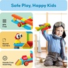 image:imagePicassoTiles 240pcs Hedgehog Interlocking Building Shape 3D Blocks STEAM Educational Creative Fun Construction Playset Sensory Toy Gift for Preschool and Kindergarten Kids Ages 3 and Up PTB240Hedgehog Blocks  Figures 116pc
