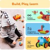 image:imagePicassoTiles 240pcs Hedgehog Interlocking Building Shape 3D Blocks STEAM Educational Creative Fun Construction Playset Sensory Toy Gift for Preschool and Kindergarten Kids Ages 3 and Up PTB240Hedgehog Blocks  Figures 116pc