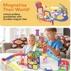 image:imagePicassoTiles 2pcs Magnetic Toy Car Set Highly Detailed Compatible with Magnet Race Track STEM Truck Replacement Accessories Educational Construction Building Kits for Toddlers Boys amp Girls Ages 3121pc 3in1 Race Track Set