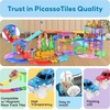 image:imagePicassoTiles 2pcs Magnetic Toy Car Set Highly Detailed Compatible with Magnet Race Track STEM Truck Replacement Accessories Educational Construction Building Kits for Toddlers Boys amp Girls Ages 32pcs Magnetic Car