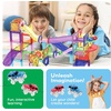 image:imagePicassoTiles 2pcs Magnetic Toy Car Set Highly Detailed Compatible with Magnet Race Track STEM Truck Replacement Accessories Educational Construction Building Kits for Toddlers Boys amp Girls Ages 3121pc 3in1 Race Track Set