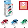 image:imagePicassoTiles 3 Pack LED Race Track Cars Magnetic Tile STEM Toy Set Ages 3  vibrant color designs motorized motion flashing headlights durable build fine motor development boys and girls fun toysPTE06