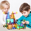 image:imagePicassoTiles 4pcs Magnetic Family Action Figures Toddler Magnet Toy Expansion Pack Educational Addon STEM Learning Kit Toys Pretend Playset for Construction Building Block Tile for Kids Age 3 PTA018 Pcs Profession