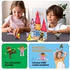 image:imagePicassoTiles 4pcs Magnetic Family Action Figures Toddler Magnet Toy Expansion Pack Educational Addon STEM Learning Kit Toys Pretend Playset for Construction Building Block Tile for Kids Age 3 PTA014 Pcs Profession