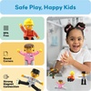 image:imagePicassoTiles 4pcs Magnetic Family Action Figures Toddler Magnet Toy Expansion Pack Educational Addon STEM Learning Kit Toys Pretend Playset for Construction Building Block Tile for Kids Age 3 PTA014 Pcs Profession