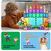 image:imagePicassoTiles 4pcs Magnetic Family Action Figures Toddler Magnet Toy Expansion Pack Educational Addon STEM Learning Kit Toys Pretend Playset for Construction Building Block Tile for Kids Age 3 PTA01Red