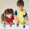 image:imagePicassoTiles 4pcs Magnetic Family Action Figures Toddler Magnet Toy Expansion Pack Educational Addon STEM Learning Kit Toys Pretend Playset for Construction Building Block Tile for Kids Age 3 PTA014 Pcs City Builder