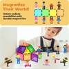 image:imagePicassoTiles 4pcs Magnetic Family Action Figures Toddler Magnet Toy Expansion Pack Educational Addon STEM Learning Kit Toys Pretend Playset for Construction Building Block Tile for Kids Age 3 PTA0115 Pcs Action Figures