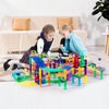 image:imagePicassoTiles 50 Piece Race Car Track Magnetic Tiles STEM Set with LED Cars  16 pillars 4 ramps build multilayer elevation BPAfree nontoxic materials sparks STEAM creativity expands collection150 Piece Race Car