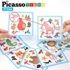 image:imagePicassoTiles 56 PCs Animal Speed Matching Game Match Identical Pairs of Animals as Fast as Possible Educational Puzzle Family Activity Board Games with Portable Storage Box for Boys amp Girls Ages 3
