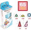 image:imagePicassoTiles 60 Piece Magnetic Tiles Clear 3D Building Blocks STEM Ages 3  Montessori sensory learning easy smallhand grip multiplayer group play fun preschool classroom gifting smooth safe edges65pc Nano With Pouch