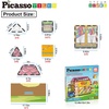 image:imagePicassoTiles 60pc Magnetic Building Block Magnet Tile Toy Shop Theme Pretend Play Construction Kit Reconfigurable Printed Structure DoubleSided Printing Education STEM Learning Playset Ages 3 PTQ50Toy Shop