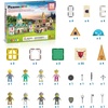 image:imagePicassoTiles 60pc Magnetic Building Block Magnet Tile Toy Shop Theme Pretend Play Construction Kit Reconfigurable Printed Structure DoubleSided Printing Education STEM Learning Playset Ages 3 PTQ50Medieval and Castle
