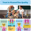 image:imagePicassoTiles 60pc Magnetic Building Block Magnet Tile Toy Shop Theme Pretend Play Construction Kit Reconfigurable Printed Structure DoubleSided Printing Education STEM Learning Playset Ages 3 PTQ50Medieval and Castle