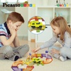 image:imagePicassoTiles 60pc Magnetic Tile Race Car Track Set STEM Construction Road Kit Building Blocks for Kids Toddlers Age 3 Plus Educational Travel Toy Sensory Preschool Learning for Boys and Girls PTMR6040pc Race Car Track Magnetic Tiles