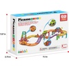 image:imagePicassoTiles 60pc Magnetic Tile Race Car Track Set STEM Construction Road Kit Building Blocks for Kids Toddlers Age 3 Plus Educational Travel Toy Sensory Preschool Learning for Boys and Girls PTMR6060pc Race Car Track Magnetic Tiles