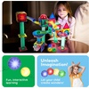 image:imagePicassoTiles 70 Piece Marble Run Magnetic Tiles Race Track STEM Ages 3  8 quarterround turns 10 long slides 4 Uturns 2 funnels amp 2 slopes 4 weighted balls BPAfree fine motor amp spatial playMarbles 4pc LED