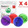 image:imagePicassoTiles 70 Piece Marble Run Magnetic Tiles Race Track STEM Ages 3  8 quarterround turns 10 long slides 4 Uturns 2 funnels amp 2 slopes 4 weighted balls BPAfree fine motor amp spatial play4pc Marbles