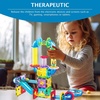 image:imagePicassoTiles 70 Piece Marble Run Magnetic Tiles Race Track STEM Ages 3  8 quarterround turns 10 long slides 4 Uturns 2 funnels amp 2 slopes 4 weighted balls BPAfree fine motor amp spatial playMarble Run Pete the Cat