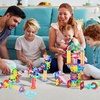 image:imagePicassoTiles 70 Piece Marble Run Magnetic Tiles Race Track STEM Ages 3  8 quarterround turns 10 long slides 4 Uturns 2 funnels amp 2 slopes 4 weighted balls BPAfree fine motor amp spatial playMarble Run AddOn Expansion Pack