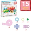 image:imagePicassoTiles 70 Piece Marble Run Magnetic Tiles Race Track STEM Ages 3  8 quarterround turns 10 long slides 4 Uturns 2 funnels amp 2 slopes 4 weighted balls BPAfree fine motor amp spatial playMarble Run AddOn Expansion Pack
