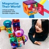 image:imagePicassoTiles 70 Piece Marble Run Magnetic Tiles Race Track STEM Ages 3  8 quarterround turns 10 long slides 4 Uturns 2 funnels amp 2 slopes 4 weighted balls BPAfree fine motor amp spatial playMarble Run 70pcs