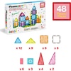 image:imagePicassoTiles 71pc Mini Diamond Series Winter Ice Theme Magnetic Tile Building Blocks 2 Character Action Figures Travel Size OntheGo Magnet Construction Toy Set STEM Development Kit Ages 3 PTM7148pcs Mini With Windows and Doors
