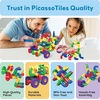 image:imagePicassoTiles 8 Styles Interlocking Sensory Toys Wooden Burr Cube Ball and Barrels Logic Skill Genius Puzzle Brain Teaser Games amp Intellectual 3D Assembling Educational Toy Set for Kids amp Adults PTP08136pcs Tubular Pipes  Spout
