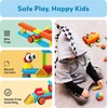 image:imagePicassoTiles 8 Styles Interlocking Sensory Toys Wooden Burr Cube Ball and Barrels Logic Skill Genius Puzzle Brain Teaser Games amp Intellectual 3D Assembling Educational Toy Set for Kids amp Adults PTP08112pc Hedgehog
