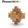 image:imagePicassoTiles 8 Styles Interlocking Sensory Toys Wooden Burr Cube Ball and Barrels Logic Skill Genius Puzzle Brain Teaser Games amp Intellectual 3D Assembling Educational Toy Set for Kids amp Adults PTP088 Styles Wooden Burr Cube