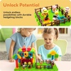 image:imagePicassoTiles 8 Styles Interlocking Sensory Toys Wooden Burr Cube Ball and Barrels Logic Skill Genius Puzzle Brain Teaser Games amp Intellectual 3D Assembling Educational Toy Set for Kids amp Adults PTP08Multicolored