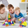 image:imagePicassoTiles 80 Pcs Magnetic Building Tiles Magnet Building Block Toys WCar Diamond Educational Construction Playset Toy for STEM Sensory Gifts Kid Brain Development Stacking Blocks Construction SetMirror