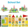 image:imagePicassoTiles 80 Pcs Magnetic Building Tiles Magnet Building Block Toys WCar Diamond Educational Construction Playset Toy for STEM Sensory Gifts Kid Brain Development Stacking Blocks Construction SetSchool Hospital Police Station