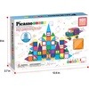 image:imagePicassoTiles 80 Pcs Magnetic Building Tiles Magnet Building Block Toys WCar Diamond Educational Construction Playset Toy for STEM Sensory Gifts Kid Brain Development Stacking Blocks Construction SetMulticolored With Car  Bag