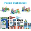 image:imagePicassoTiles 80 Pcs Magnetic Building Tiles Magnet Building Block Toys WCar Diamond Educational Construction Playset Toy for STEM Sensory Gifts Kid Brain Development Stacking Blocks Construction SetSchool Hospital Police Station