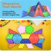 image:imagePicassoTiles 80 Pcs Magnetic Building Tiles Magnet Building Block Toys WCar Diamond Educational Construction Playset Toy for STEM Sensory Gifts Kid Brain Development Stacking Blocks Construction SetMulticolored