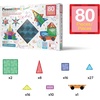 image:imagePicassoTiles 80 Pcs Magnetic Building Tiles Magnet Building Block Toys WCar Diamond Educational Construction Playset Toy for STEM Sensory Gifts Kid Brain Development Stacking Blocks Construction SetMulticolored With Car