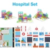 image:imagePicassoTiles 80 Pcs Magnetic Building Tiles Magnet Building Block Toys WCar Diamond Educational Construction Playset Toy for STEM Sensory Gifts Kid Brain Development Stacking Blocks Construction SetSchool Hospital Police Station