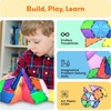 image:imagePicassoTiles 80 Pcs Magnetic Building Tiles Magnet Building Block Toys WCar Diamond Educational Construction Playset Toy for STEM Sensory Gifts Kid Brain Development Stacking Blocks Construction SetMulticolored