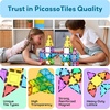 image:imagePicassoTiles 80 Pcs Magnetic Building Tiles Magnet Building Block Toys WCar Diamond Educational Construction Playset Toy for STEM Sensory Gifts Kid Brain Development Stacking Blocks Construction SetMirror