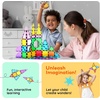 image:imagePicassoTiles 80 Pcs Magnetic Building Tiles Magnet Building Block Toys WCar Diamond Educational Construction Playset Toy for STEM Sensory Gifts Kid Brain Development Stacking Blocks Construction SetMirror