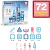 image:imagePicassoTiles 80 Pcs Magnetic Building Tiles Magnet Building Block Toys WCar Diamond Educational Construction Playset Toy for STEM Sensory Gifts Kid Brain Development Stacking Blocks Construction SetWinter Ice