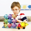 image:imagePicassoTiles 80 Pcs Magnetic Building Tiles Magnet Building Block Toys WCar Diamond Educational Construction Playset Toy for STEM Sensory Gifts Kid Brain Development Stacking Blocks Construction SetMulticolored With Car