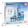 image:imagePicassoTiles 80 Pcs Magnetic Building Tiles Magnet Building Block Toys WCar Diamond Educational Construction Playset Toy for STEM Sensory Gifts Kid Brain Development Stacking Blocks Construction SetWinter Ice