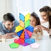 image:imagePicassoTiles 80 Pcs Magnetic Building Tiles Magnet Building Block Toys WCar Diamond Educational Construction Playset Toy for STEM Sensory Gifts Kid Brain Development Stacking Blocks Construction SetMulticolored
