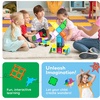 image:imagePicassoTiles 80 Pcs Magnetic Building Tiles Magnet Building Block Toys WCar Diamond Educational Construction Playset Toy for STEM Sensory Gifts Kid Brain Development Stacking Blocks Construction SetMulticolored With Car  Bag
