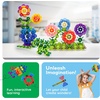 image:imagePicassoTiles Building Chip Interlocking Disc Construction Blocks in Green Color STEM Learning Early Education Toy Engineering Playset Child Brain Development for Toddlers Girls Boys Kids Age 3 PTF108Mix