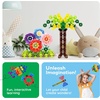 image:imagePicassoTiles Building Chip Interlocking Disc Construction Blocks in Green Color STEM Learning Early Education Toy Engineering Playset Child Brain Development for Toddlers Girls Boys Kids Age 3 PTF108Multicolor